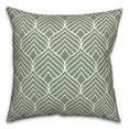 thumbnail image 1 of Creative Products Geo Leaf Green 20 x 20 Indoor / Outdoor Pillow, 1 of 3