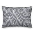 thumbnail image 1 of Creative Products Geo Leaf Blue 14 x 20 Indoor / Outdoor Pillow, 1 of 3