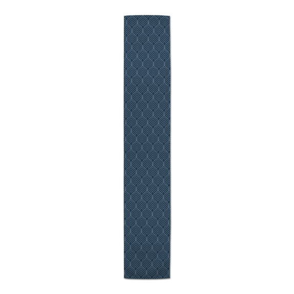 Creative Products Geo Leaf Pattern 3 16 x 72 Poly Twill Table Runner
