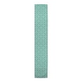 thumbnail image 1 of Creative Products Geo Quatrefoil Teal 16x72 Poly Twill Table Runner, 1 of 3