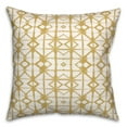 thumbnail image 1 of Creative Products Geometric Shibori Yellow 16 x 16 Indoor / Outdoor Pillow, 1 of 3