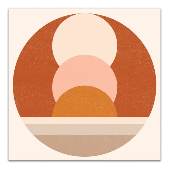 Creative Products Geometric Sunset 16x16 Canvas Wall Art