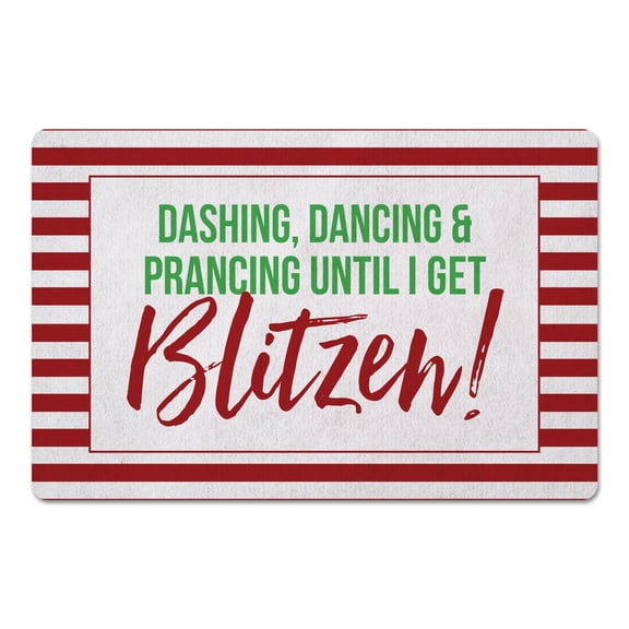 Creative Products Get Blitzen 27x18 Floor Mat