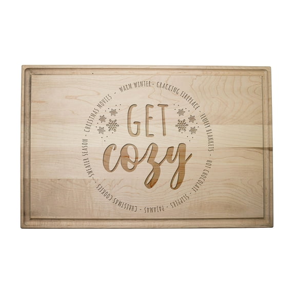 Creative Products Get Cozy 17 x 11 Maple Cutting Board