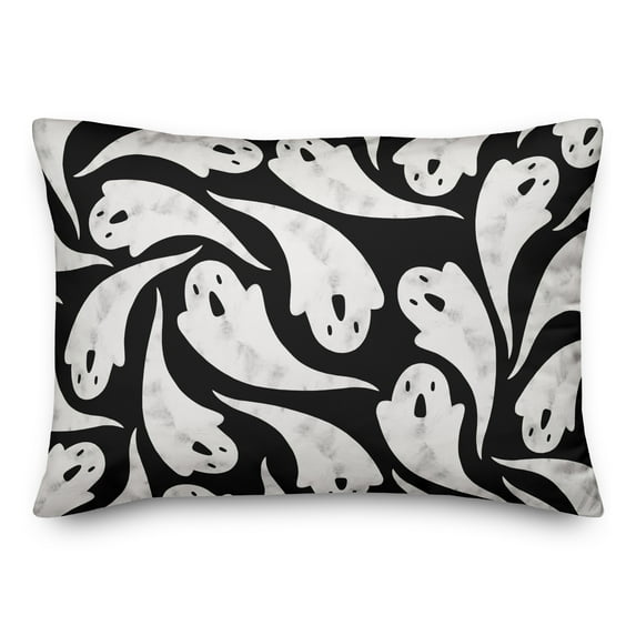 Creative Products Ghost Pattern 14x20 Spun Poly Pillow