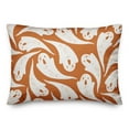 thumbnail image 1 of Creative Products Ghost Pattern Orange 14x20 Spun Poly Pillow, 1 of 3