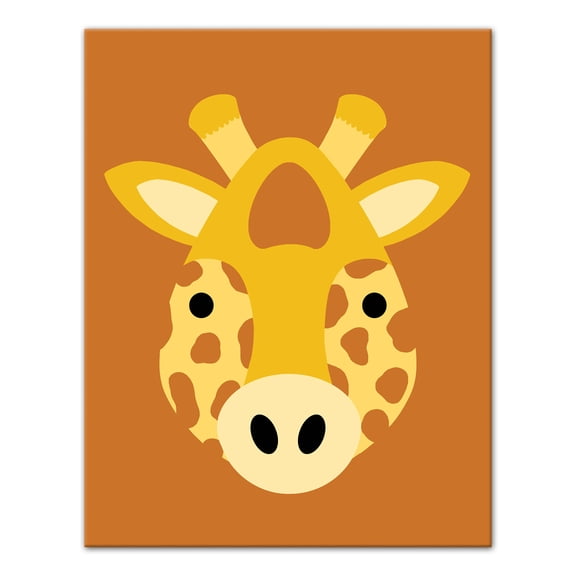 Creative Products Giraffe Face 11x14 Canvas Wall Art
