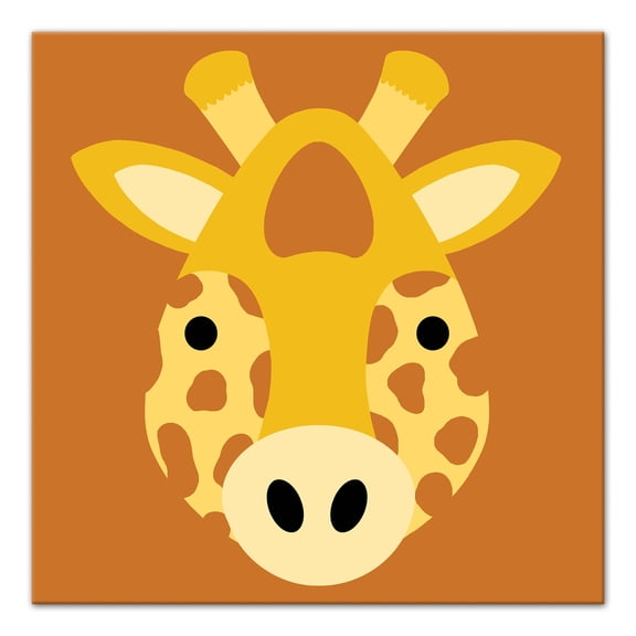 Creative Products Giraffe Face Friend 12x12 Canvas Wall Art