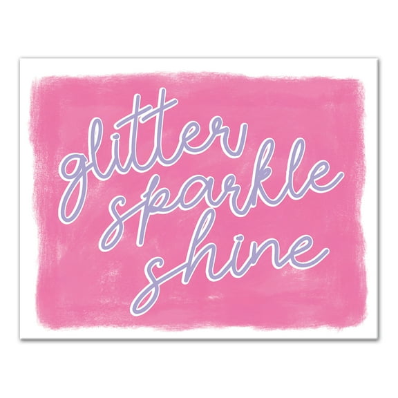 Creative Products Glitter Sparkle Shine 14x11 Canvas Wall Art