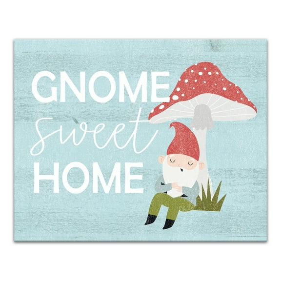 Creative Products Gnome Sweet Home 4 20 x 16 Canvas Wall Art