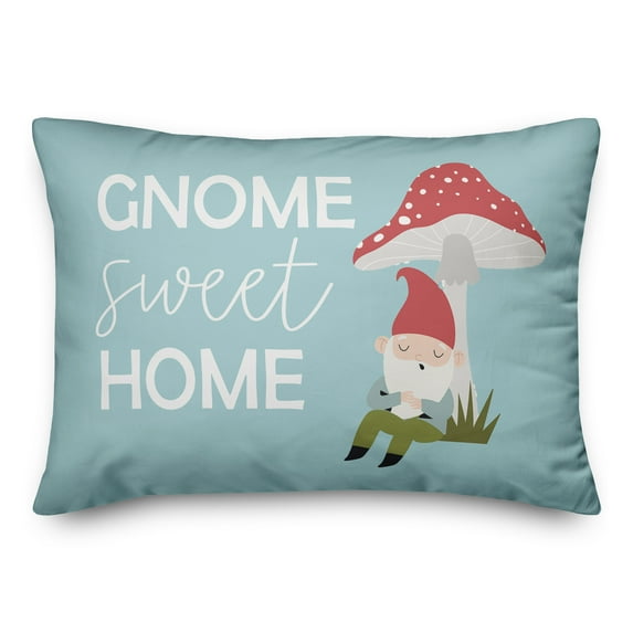 Creative Products Gnome Sweet Home 5 20 x 14 Spun Poly Pillow