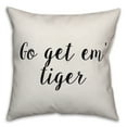 thumbnail image 1 of Creative Products Go Get Em' Tiger 20x20 Spun Poly Pillow, 1 of 1