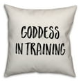 thumbnail image 1 of Creative Products Goddess In Training 18x18 Spun Poly Pillow, 1 of 1