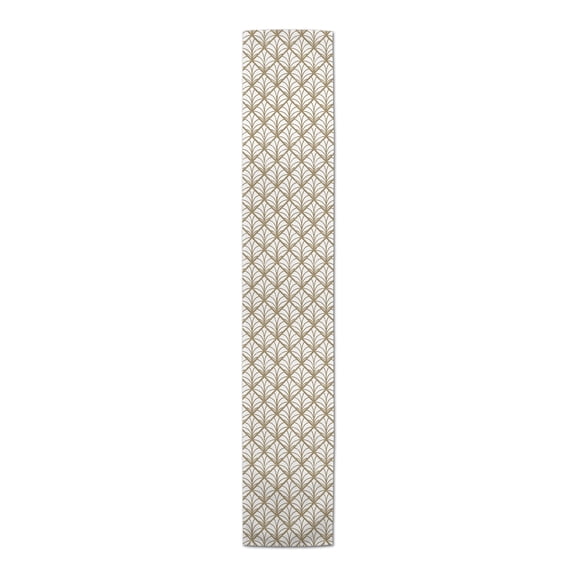 Creative Products Gold Art Distress 16x90 Poly Twill Table Runner