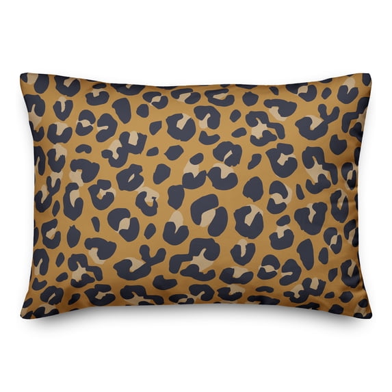 Creative Products Gold Leopard 20 x 14 Spun Poly Pillow