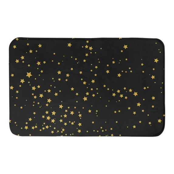 Creative Products Gold Stars 34x21 Bath Mat