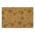thumbnail image 1 of Creative Products Gold Sunflower Icons 18 x 27 Floor Mat, 1 of 2