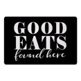 thumbnail image 1 of Creative Products Good Eats Found Here Black 27x18 Floor Mat, 1 of 2