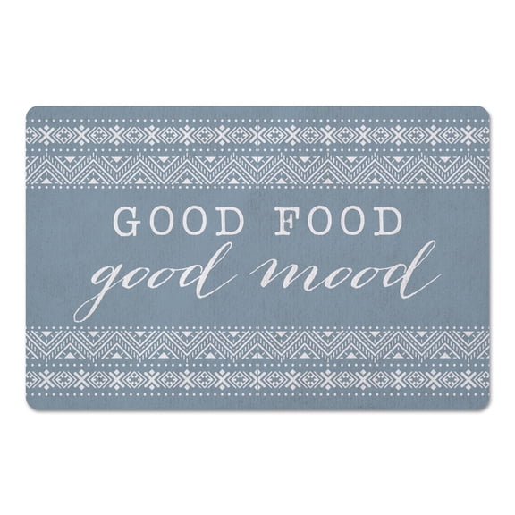 Creative Products Good Food Good Mood 27x18 Floor Mat