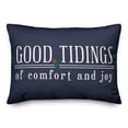 thumbnail image 1 of Creative Products Good Tidings of Comfort and Joy 14x20 Spun Poly Pillow, 1 of 3