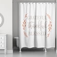 thumbnail image 1 of Creative Products Grateful Thankful Blessed 71x74 Shower Curtain, 1 of 2