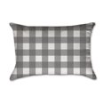 thumbnail image 1 of Creative Products Gray Buffalo Check 14x20 Spun Poly Pillow, 1 of 1