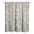 thumbnail image 1 of Creative Products Gray Butterfly Pattern 71x74 Shower Curtain, 1 of 2