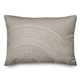 thumbnail image 1 of Creative Products Gray Circle Dot Pattern 14x20 Indoor / Outdoor Pillow, 1 of 3