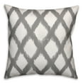 thumbnail image 1 of Creative Products Gray Diamond Pattern 18x18 Spun Poly Pillow, 1 of 2