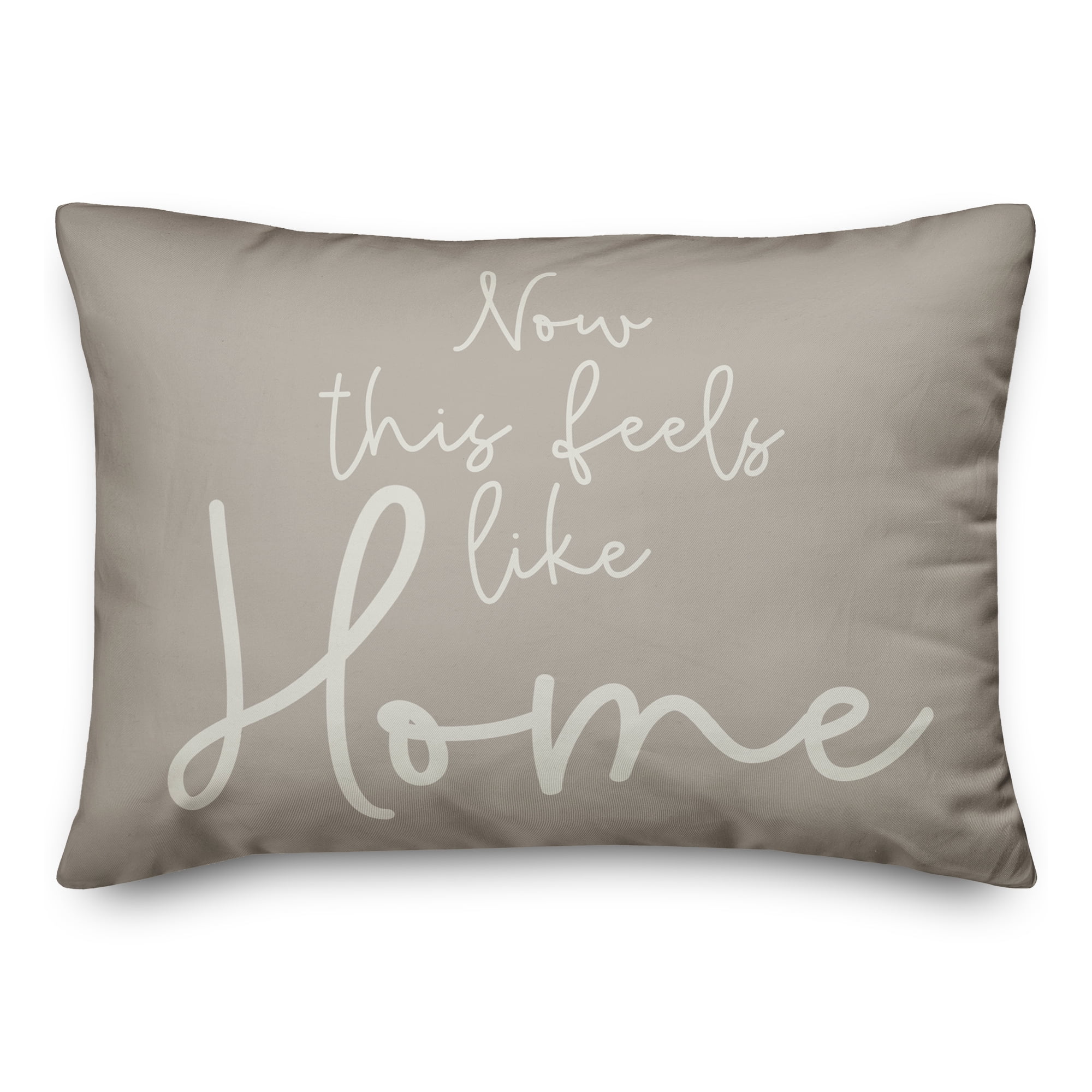 Creative Products Gray Feels Like Home 14x20 Indoor / Outdoor Pillow