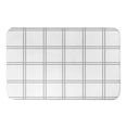 thumbnail image 1 of Creative Products Gray Grid Pattern 34x21 Bath Mat, 1 of 1