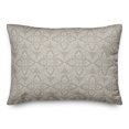 thumbnail image 1 of Creative Products Gray Medallion Pattern 14x20 Indoor / Outdoor Pillow, 1 of 3