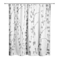 thumbnail image 1 of Creative Products Gray Painted Birches 71x74 Shower Curtain, 1 of 2