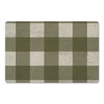 thumbnail image 1 of Creative Products Green Buffalo Check 18 x 27 Floor Mat, 1 of 2