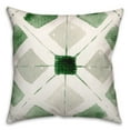 thumbnail image 1 of Creative Products Green Circle Pattern 18 x 18 Spun Poly Pillow, 1 of 3