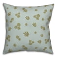 thumbnail image 1 of Creative Products Green Daisy Pattern 18 x 18 Spun Poly Pillow, 1 of 3