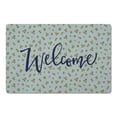 thumbnail image 1 of Creative Products Green Daisy Pattern Welcome 18 x 27 Floor Mat, 1 of 2