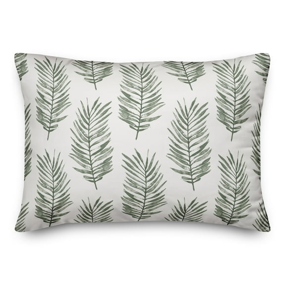 Creative Products Green Fern Pattern 14x20 Indoor / Outdoor Pillow