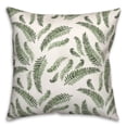 thumbnail image 1 of Creative Products Green Fern Pattern 18 x 18 Spun Poly Pillow, 1 of 3