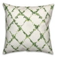 thumbnail image 1 of Creative Products Green Ivy Lattice 18x18 Spun Poly Pillow, 1 of 3