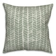 thumbnail image 1 of Creative Products Green Knit Pattern 18x18 Spun Poly Pillow, 1 of 2