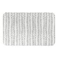 thumbnail image 1 of Creative Products Grey Modern Herringbone 34x21 Bath Mat, 1 of 1