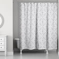 thumbnail image 1 of Creative Products Grey Tile 71x74 Shower Curtain, 1 of 2