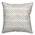 thumbnail image 1 of Creative Products Grey and White Modern Chevron 20x20 Spun Poly Pillow, 1 of 1