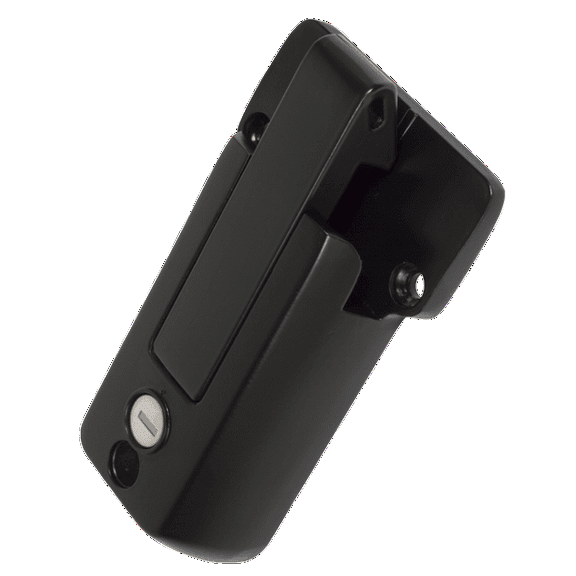 Global Link Pro Travel Trailer Bar Lock with Trim Cap, Black Powder Coat