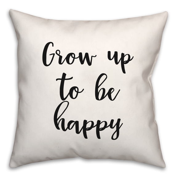 Creative Products Grow Up 18x18 Spun Poly Pillow