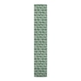 thumbnail image 1 of Creative Products Half Circle Pattern Green 5 16 x 90 Poly Twill Table Runner, 1 of 3