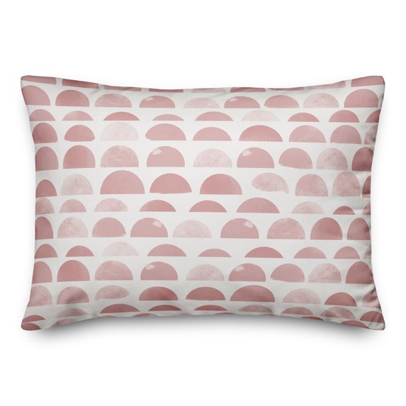 Creative Products Half Circles Pink 14 x 20 Indoor / Outdoor Pillow