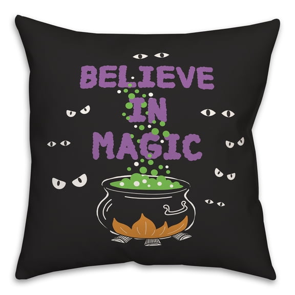 Creative Products Halloween Believe in Magic 18x18 Spun Poly Pillow