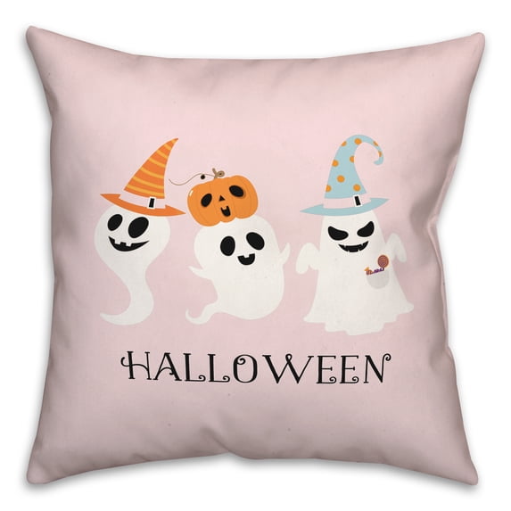 Creative Products Halloween Ghosts 16 x 16 Spun Poly Pillow